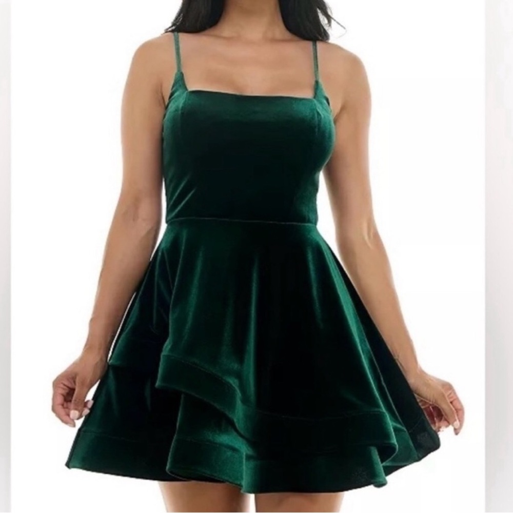 B Darlin - Velvet Mini Dress